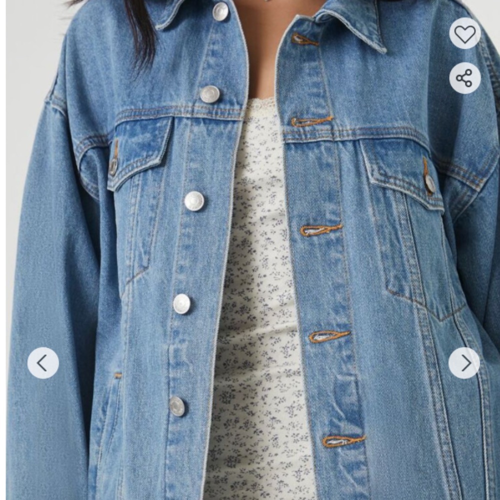 Oversized Denim Trucker Jacket